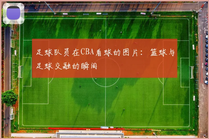 足球队员在CBA看球的图片：篮球与足球交融的瞬间