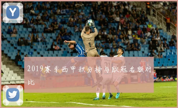 2019赛季西甲积分榜与欧冠名额对比