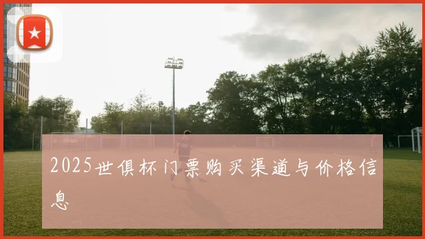 2025世俱杯门票购买渠道与价格信息